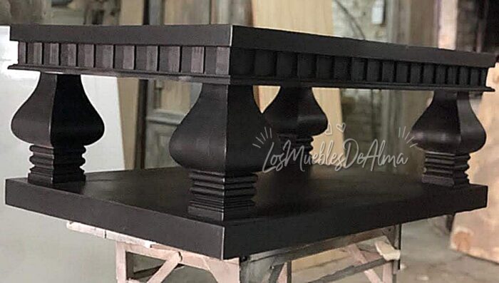 Mesa Ratona Restoration De 80X60 Con Faldon - Imagen 7