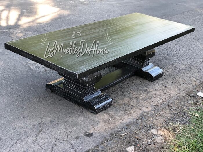 Mesa Ratona Restoration De 80X60 Con Faldon - Imagen 4