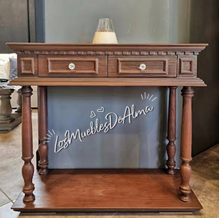 MESA DE ARRIME PATAS TORNEADAS - Imagen 4