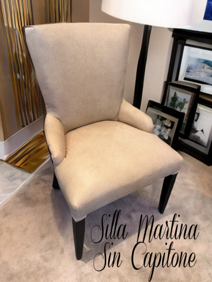 SILLA MODELO MARTINA SIN CAPITONE